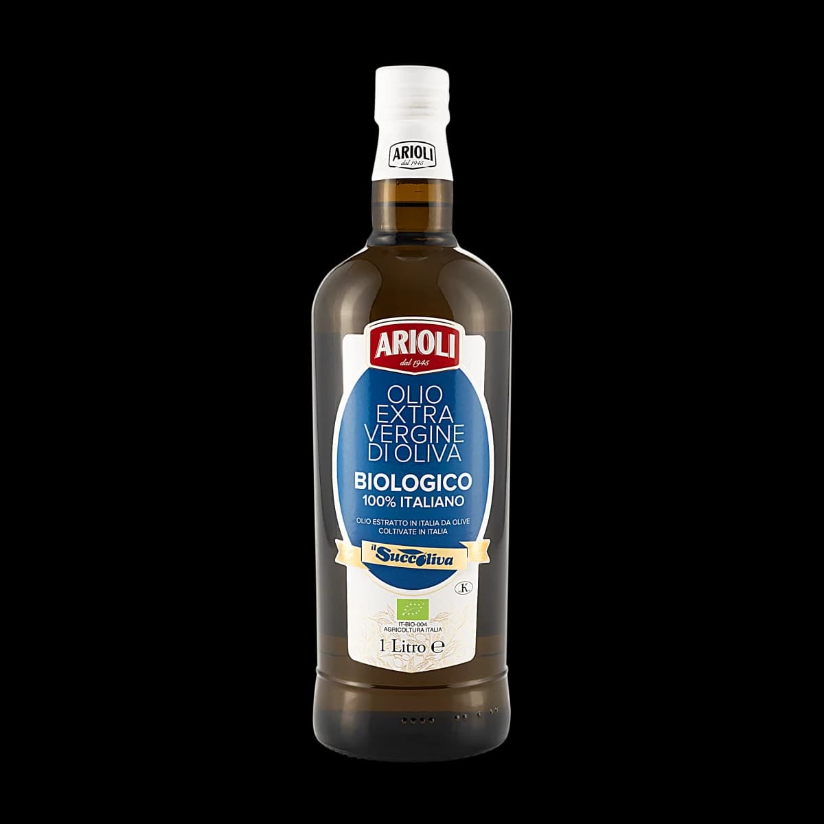 Succoliva - Organic Extra Virgin Olive Oil - 100% Italian (1 Lt)