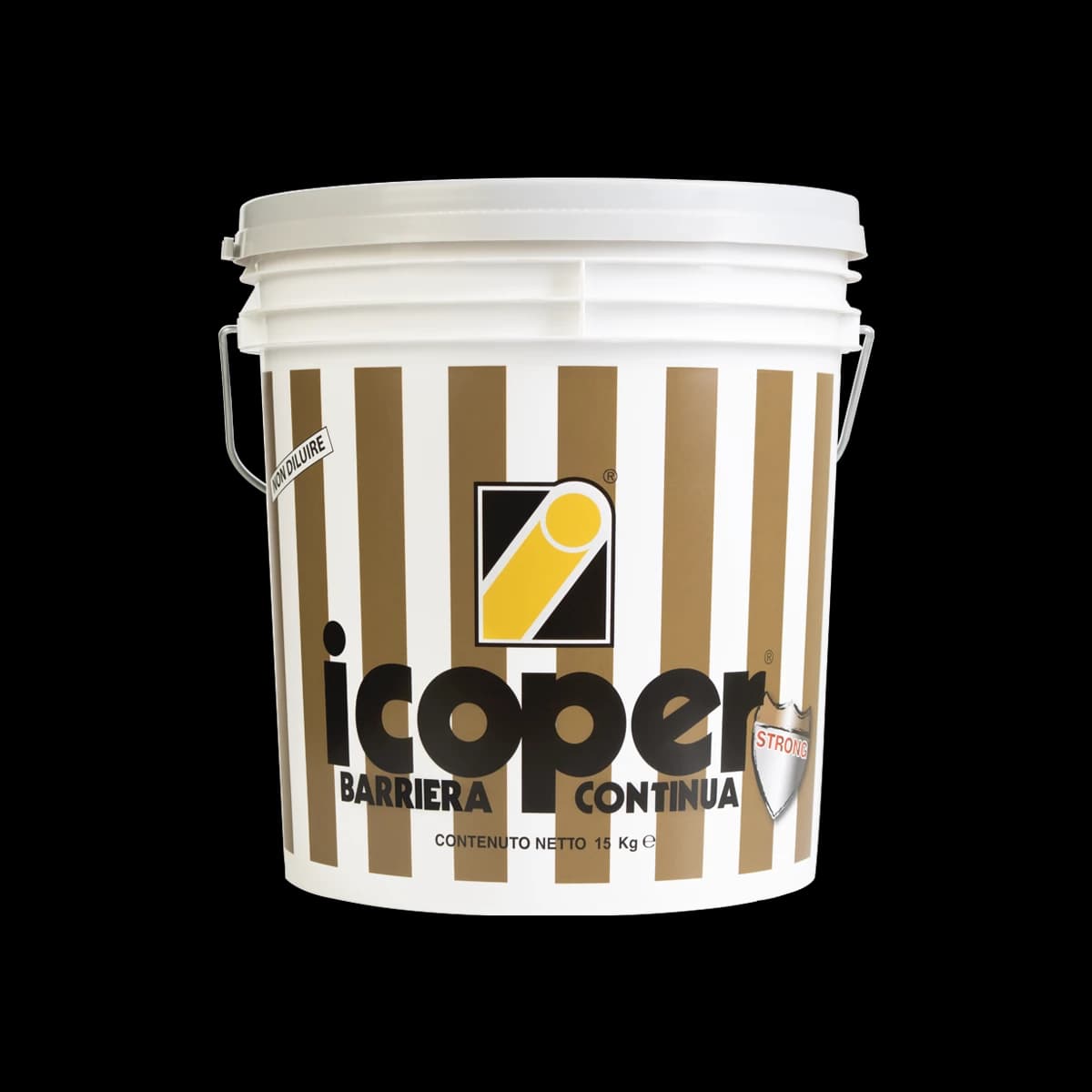 Icoper Strong for Waterproofing the Outside Face of Retaining and Foundation Walls (Liquid, Water Based) (15 Kg)