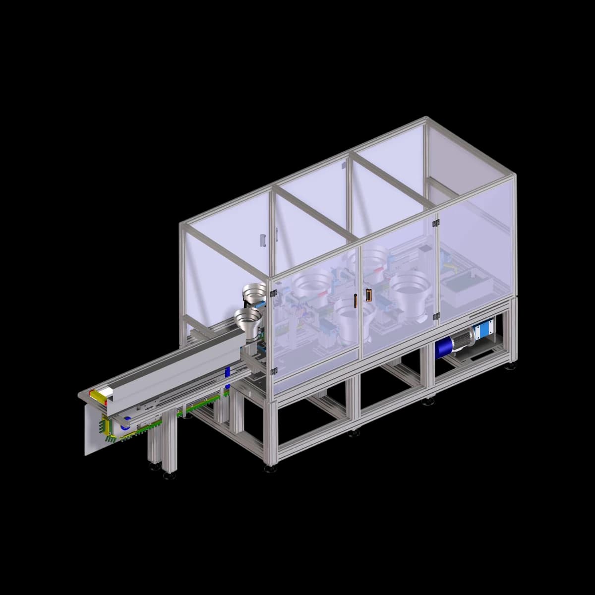 Automatic In-line Assembly Machine - Skateboards