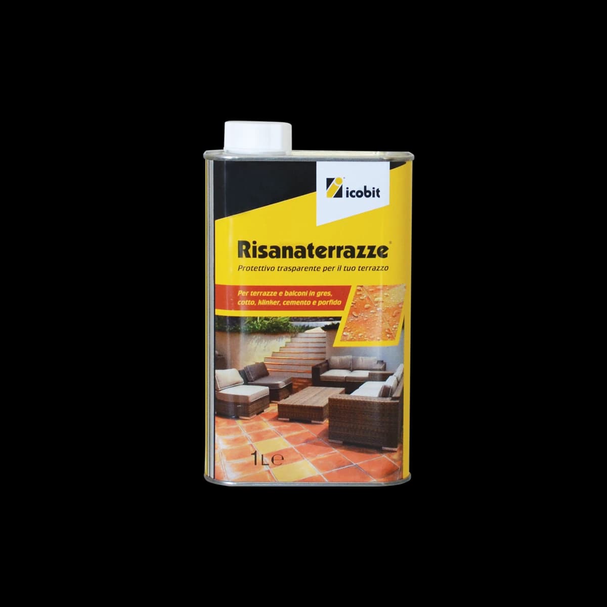 Risanaterrazze Ready-To-Use Waterproofing Protector for Terraces and Balconies (Liquid, Solvent Based) (1 Lt)