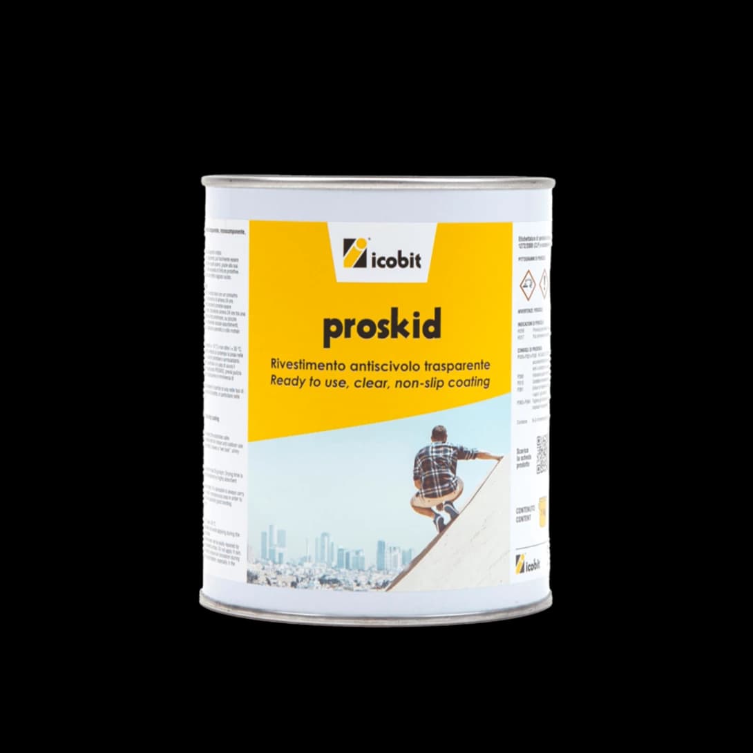 Proskid Transparent Coating that gives Anti-slip Properties to the Treated Support (Liquid, Solvent-free) (1 Kg)