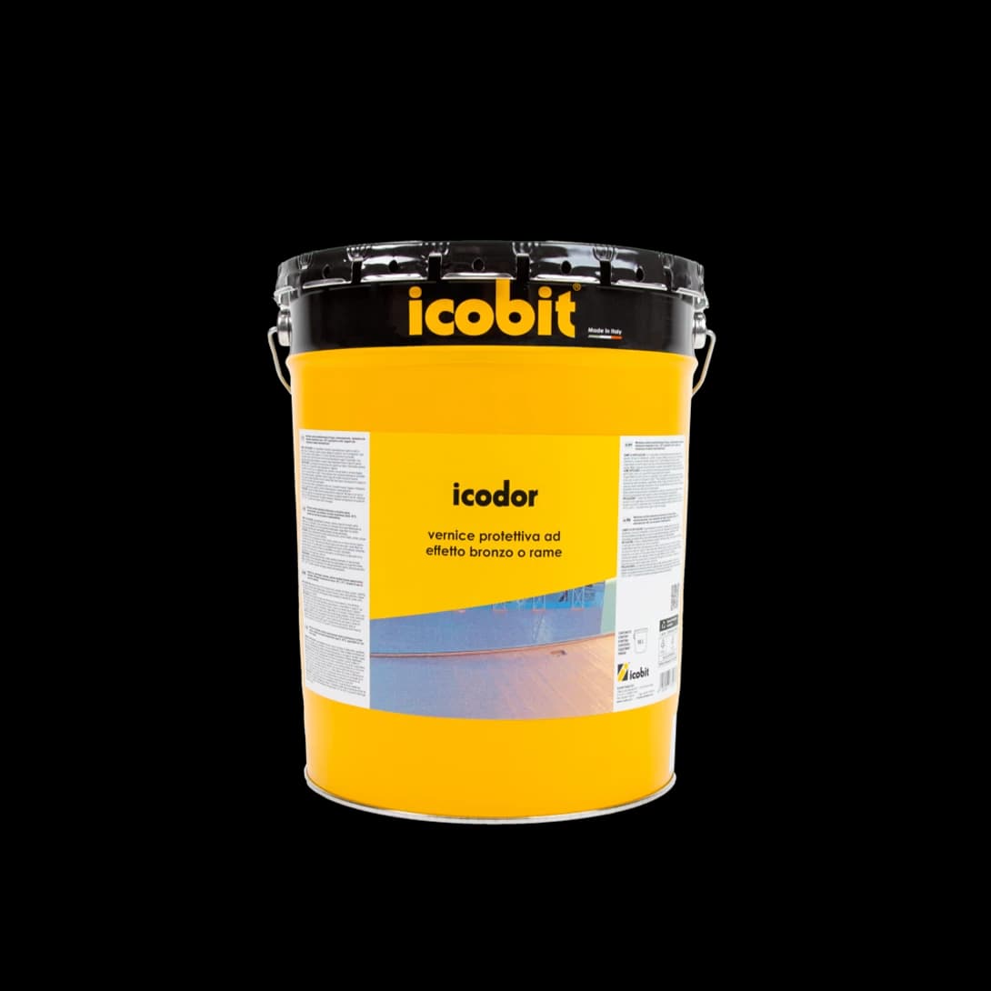 Icodor Prestigious Protective Paint based on Acrylic Resins with Bronze and Copper Effect (Liquid, Solvent Based) (4 Lt)