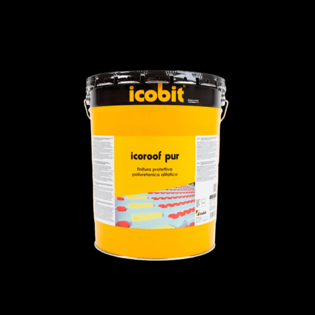 Icoroof Pur Two-Component Colored Walkable Finish Coating (Liquid, Solvent Based) (1 Kg)