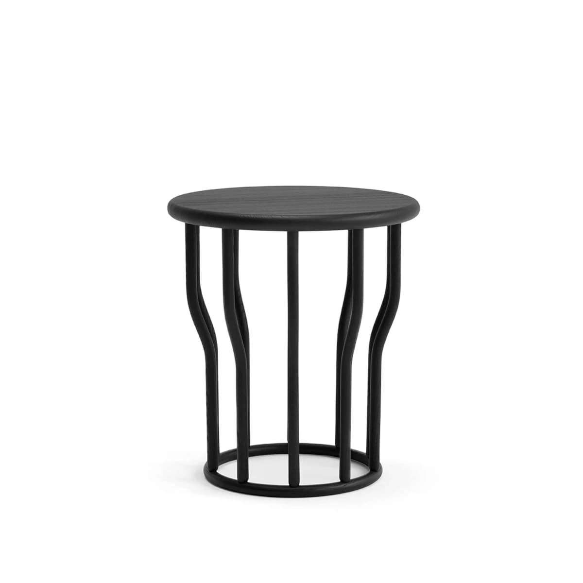 Cosse Coffee Table with Shaped Wooden Spindles for Bar or Restaurants