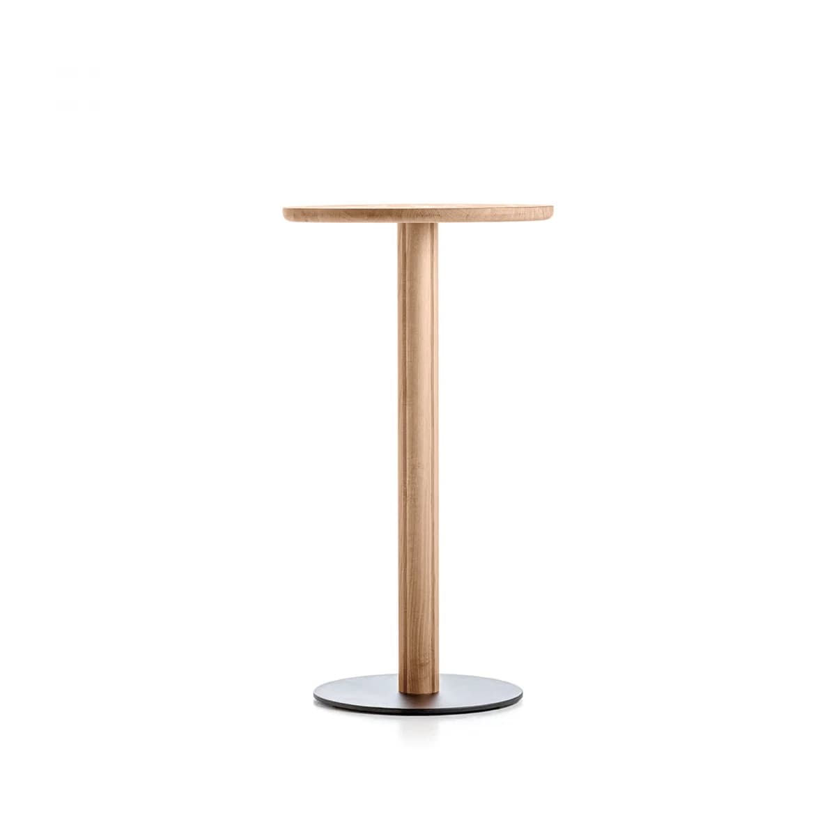 One Table with Round or Square Top and Straight Central Leg