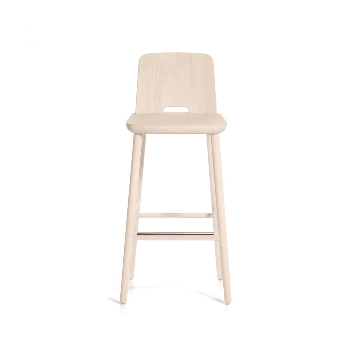 Tablet Stool in Natural Ash Wood with Honeycomb Seat