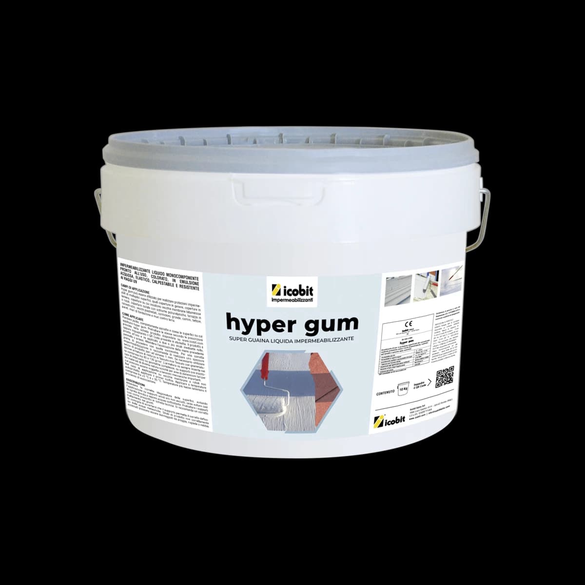 Hyper Gum Waterproofing Sheath ideal for Waterproof Protection of Multiple Surfaces (Liquid, Water Based) (10 Kg)