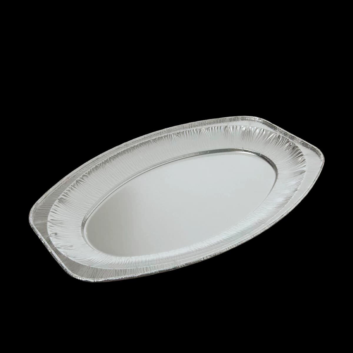 Rectangular Aluminium (Cap.2270ml) Disposable Turkey and BBQ Pan with Rounded Edges (50 pcs)