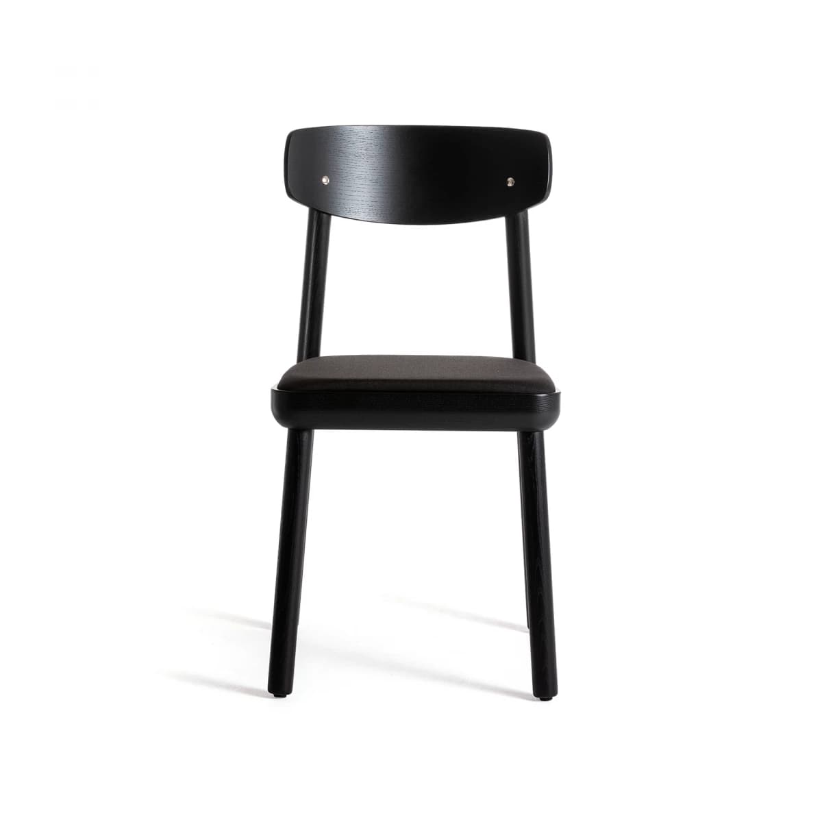 Ash Chair with Padded Seat and Plywood Backrest (Isa)