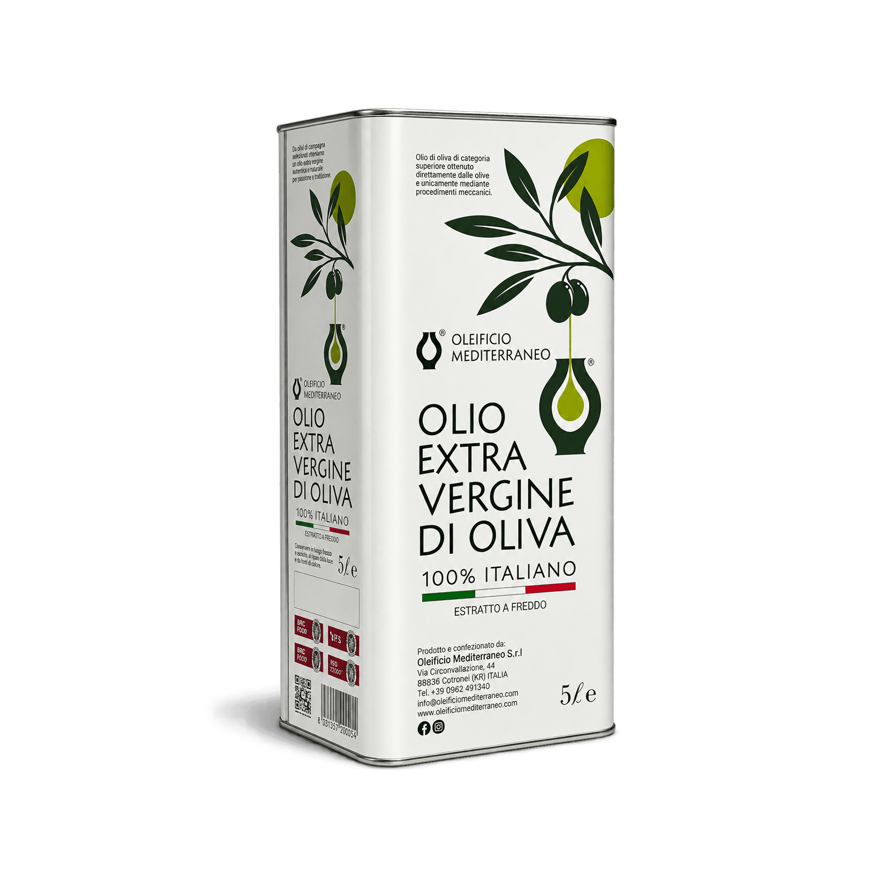 Traditional Extra Virgin Olive Oil (EVO) (5 Lit Bottle)