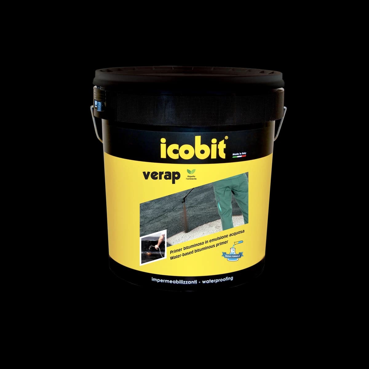Verap Bituminous Primer for the Preparation of Substrates for Subsequent Waterproofing (Liquid, Water Based) (4 Kg)