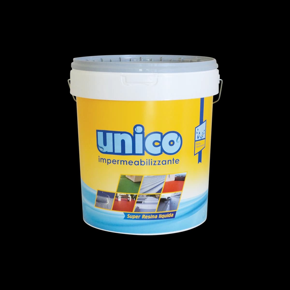 Unico Single-component Colored Super Liquid Waterproofing rRsin in Aqueous Emulsion (Liquid, Water Based) (1 Kg)