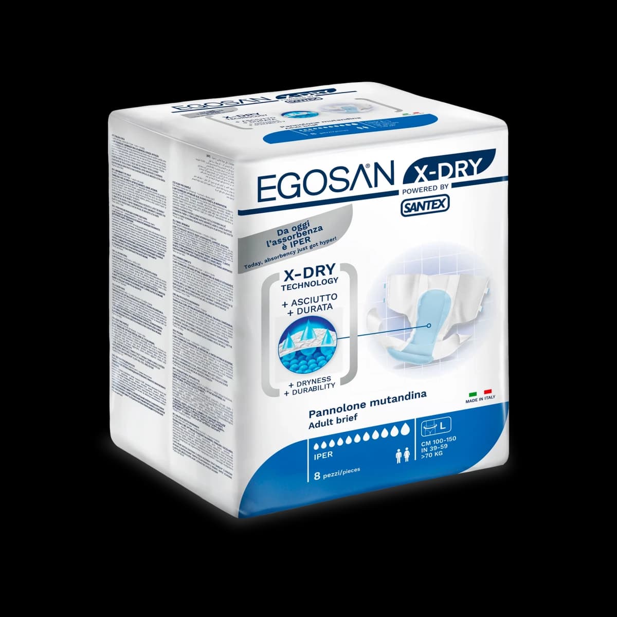 Hyper Absorbent X-Dry Panty Diaper (Day-Night/Iper Absorption) (Large)