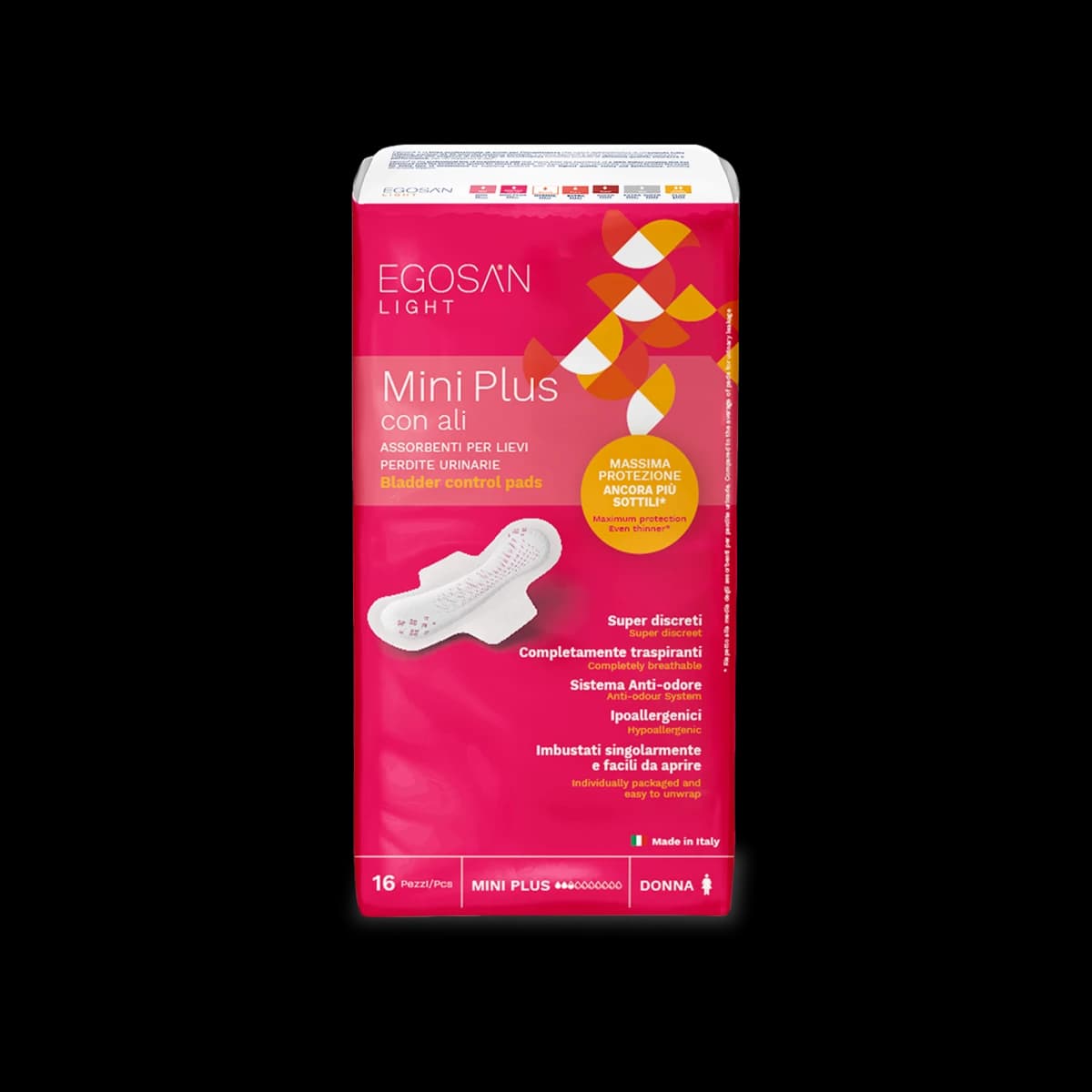 Mini Super Discreet Sanitary Pads with Wings (Day-Night/Mini Plus Absorption) (Single Size)