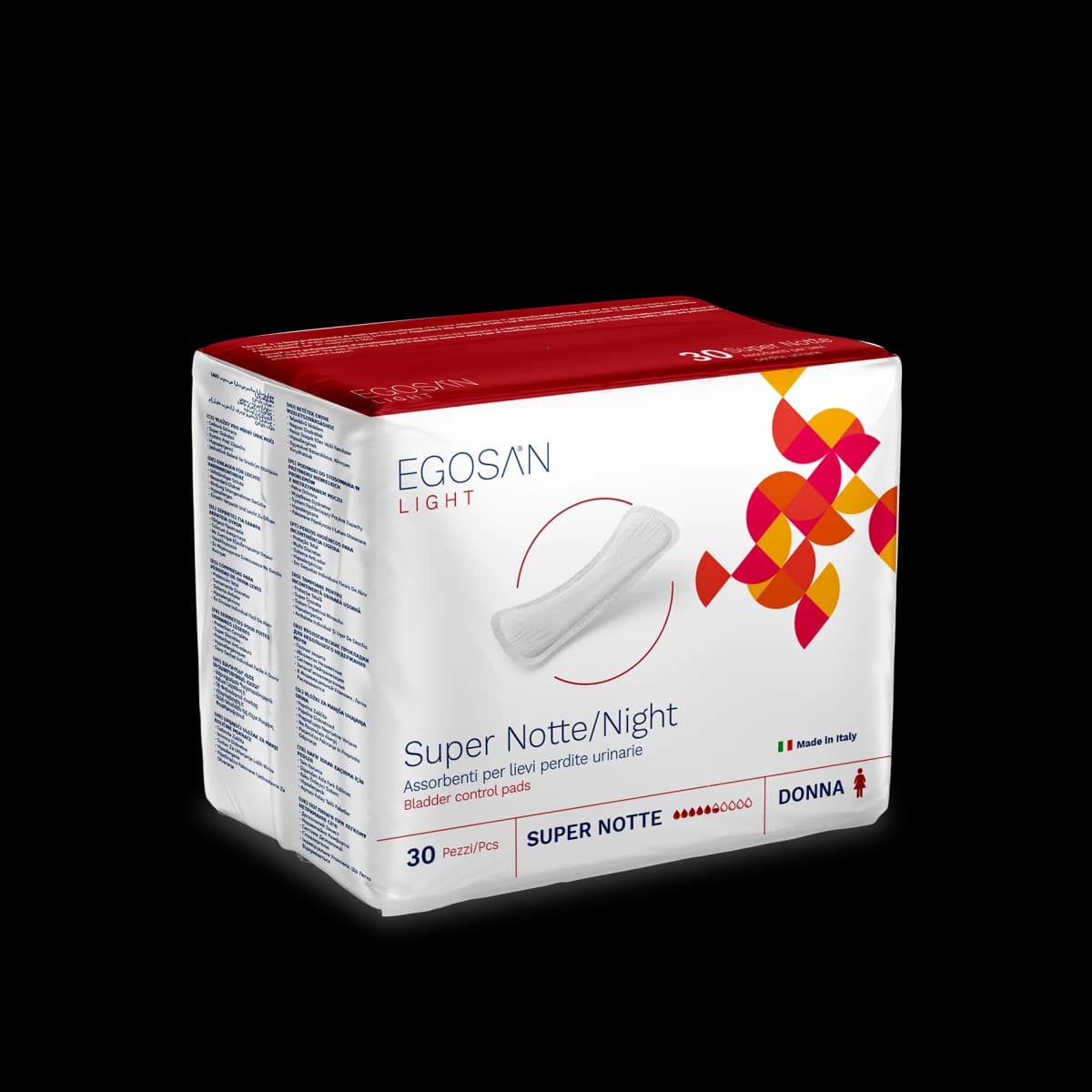 Sanitary Pads for Light Urinary Leaks (Night/Super Absorption) (Single Size)